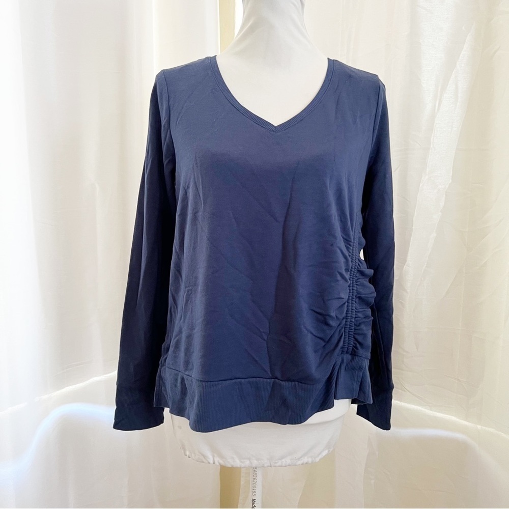 Simply Vera Vera Wang Ruched V-Neck Top
